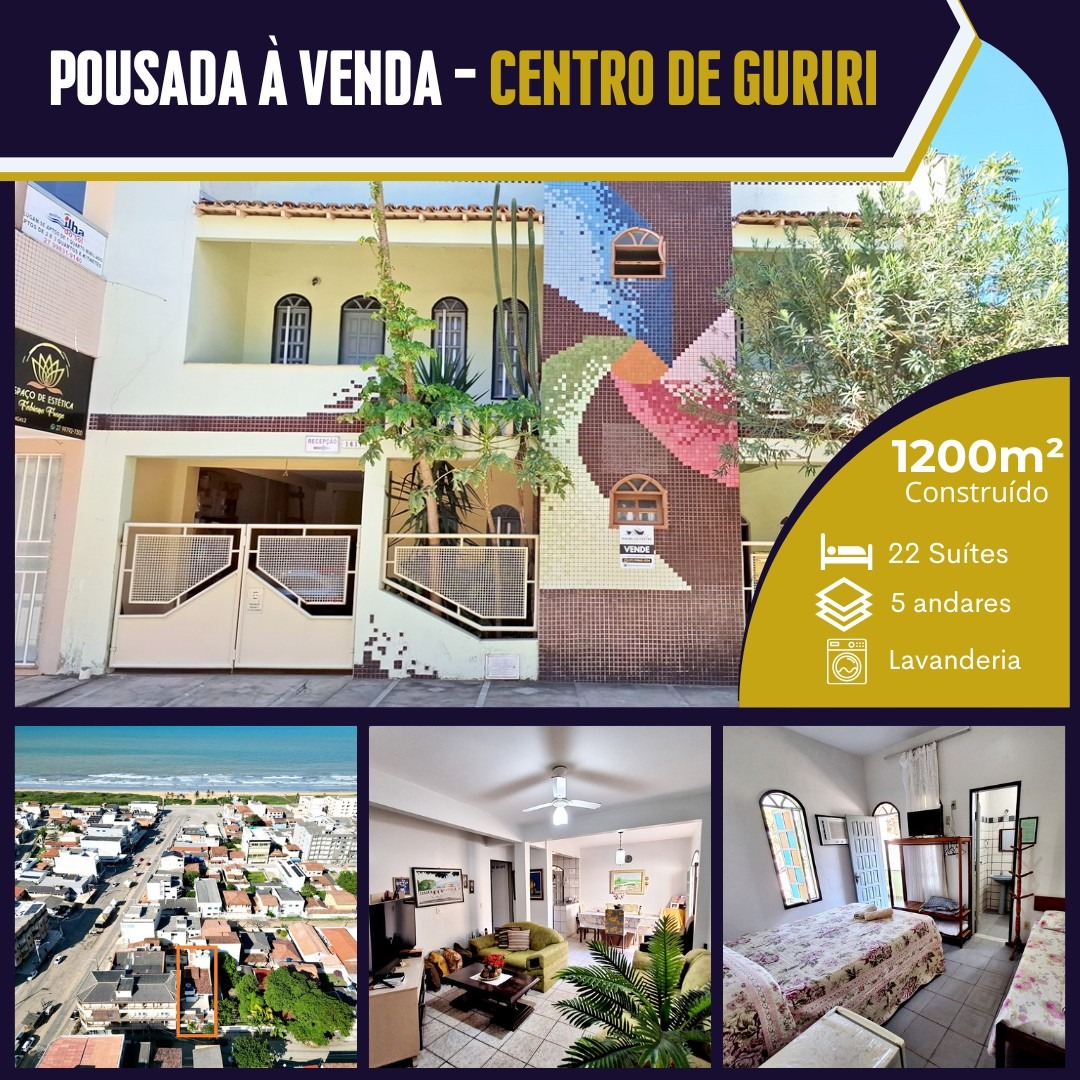Pousada à venda em Guriri no centro