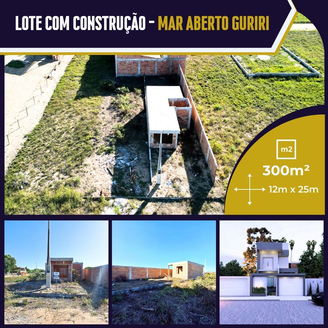 Lote no Mar Aberto Guriri